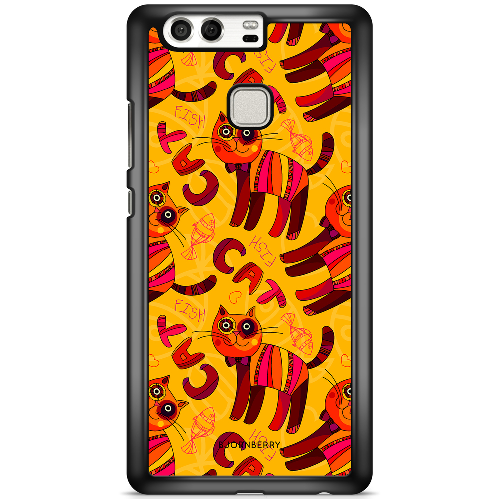 Huawei P9 Plus Case - Cat & Fish
