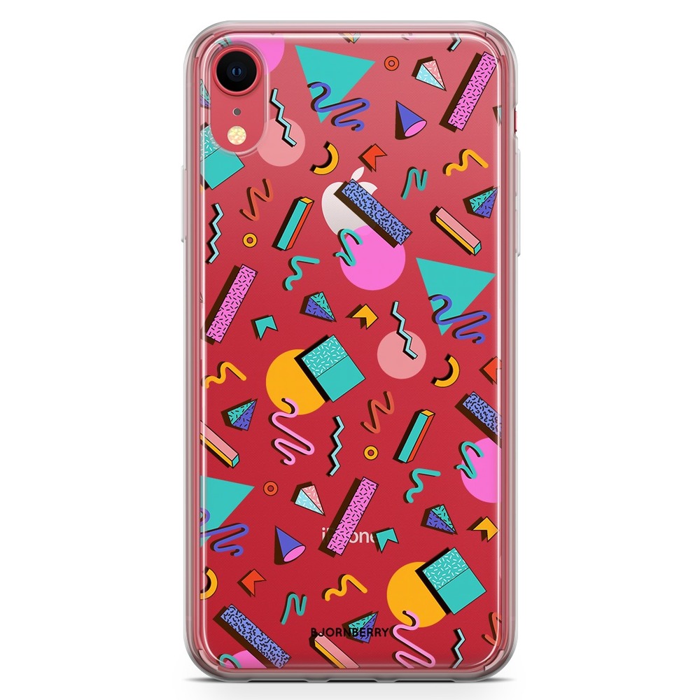 iPhone XR Fashion Case - 80s Pattern