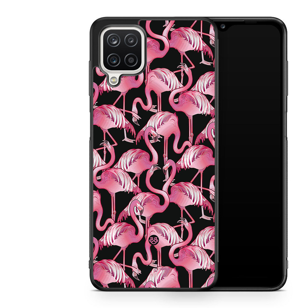 Samsung Galaxy A12 Case - Flamingos