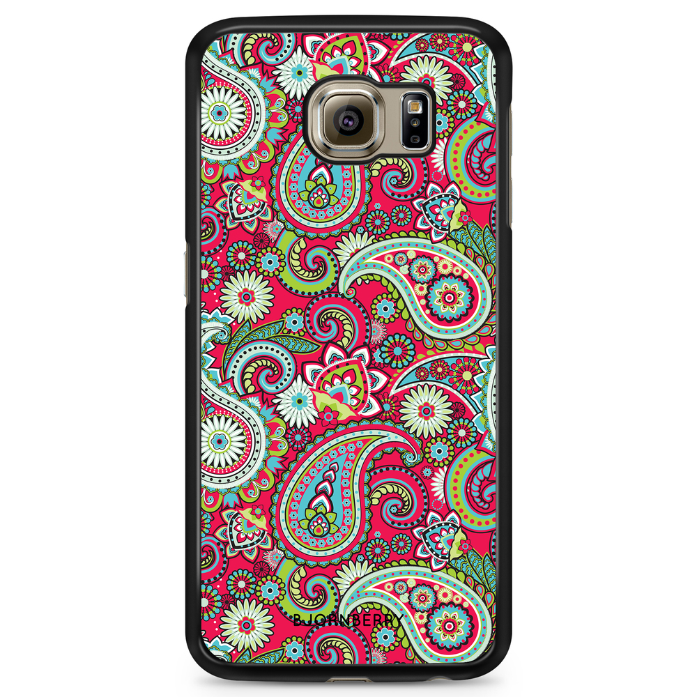 Samsung Galaxy S6 Edge+ Case - Red Paisley
