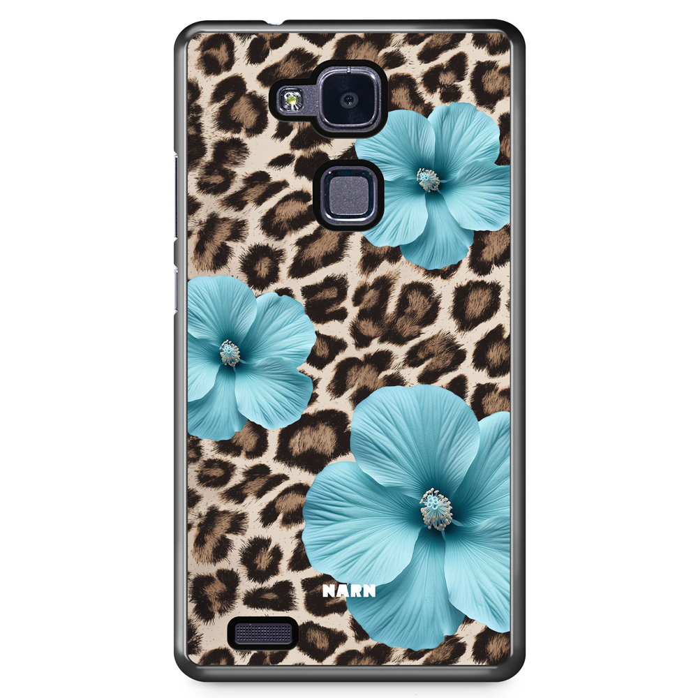 Huawei Honor 5X Case - Hibiscus Era - Turquoise Leopard