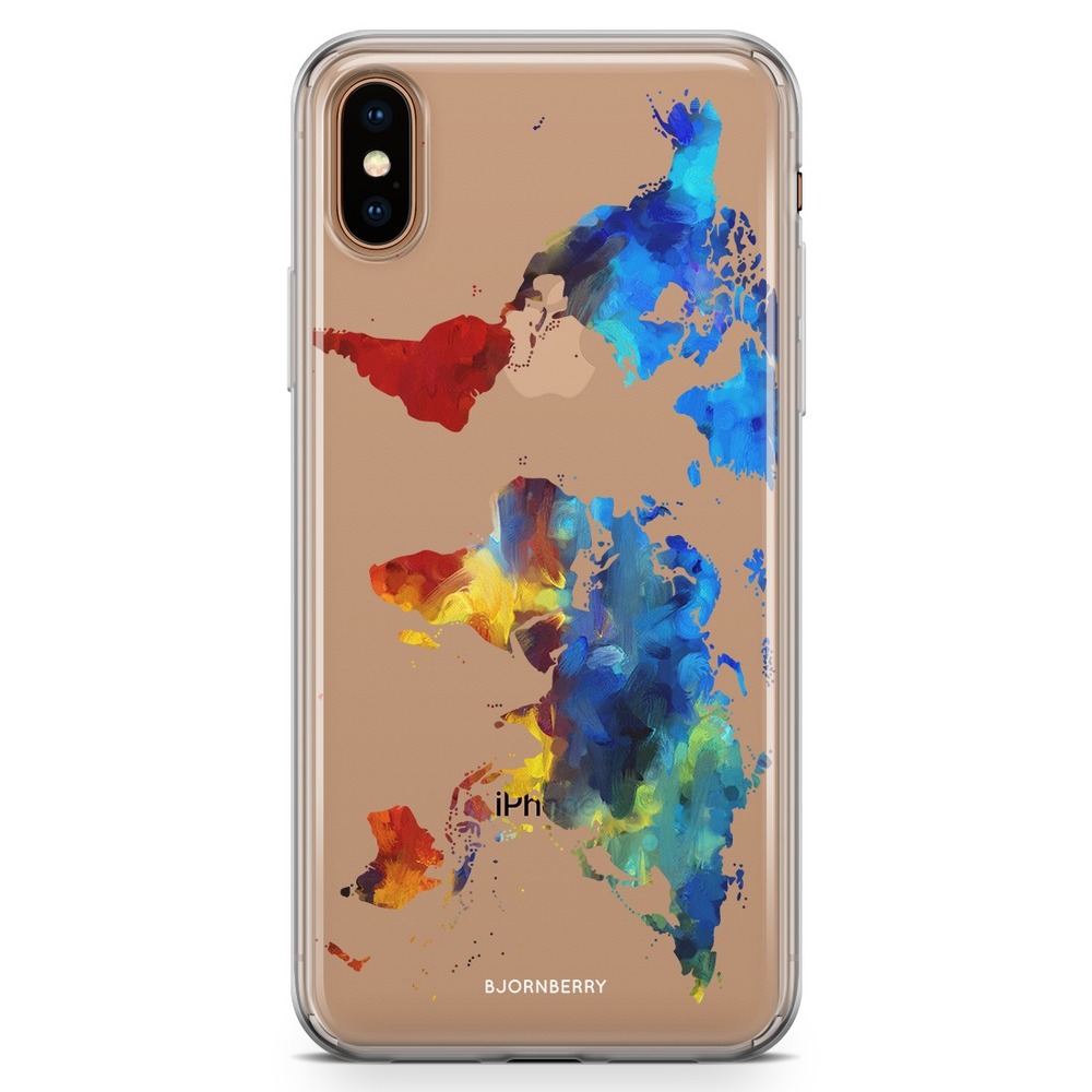 iPhone Xs Max Fashion Case - World Map