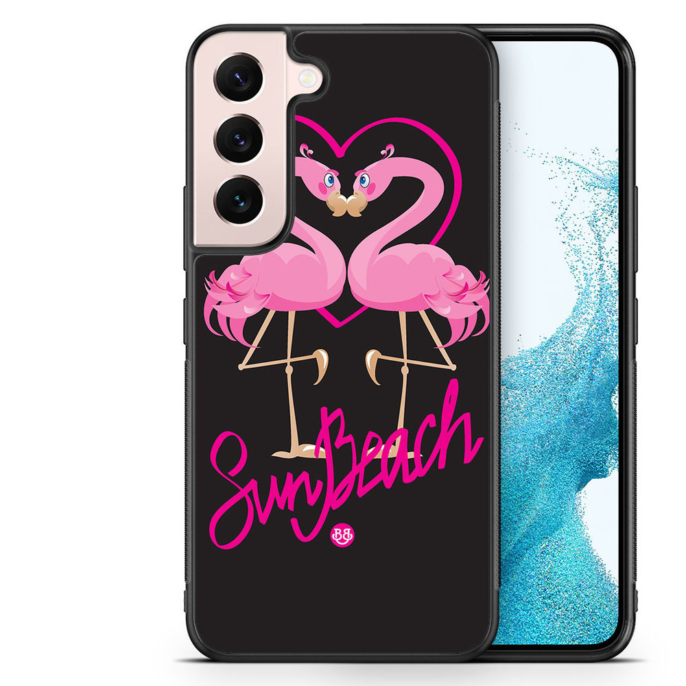 Samsung Galaxy S22 5G Case - Sun Beach Flamingo