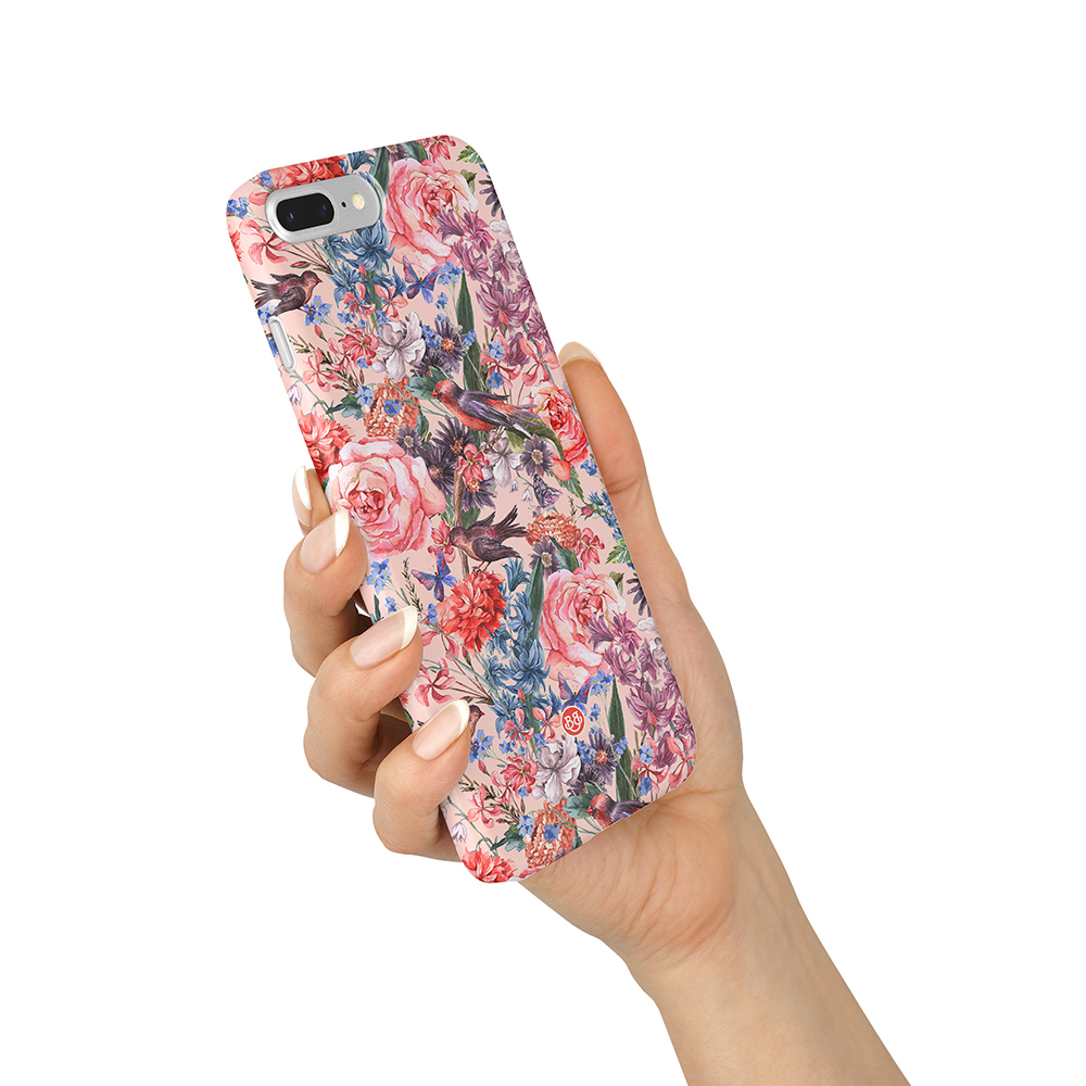 iPhone 6 Plus/6s Plus Premium Case - Birds 'n Roses - 2