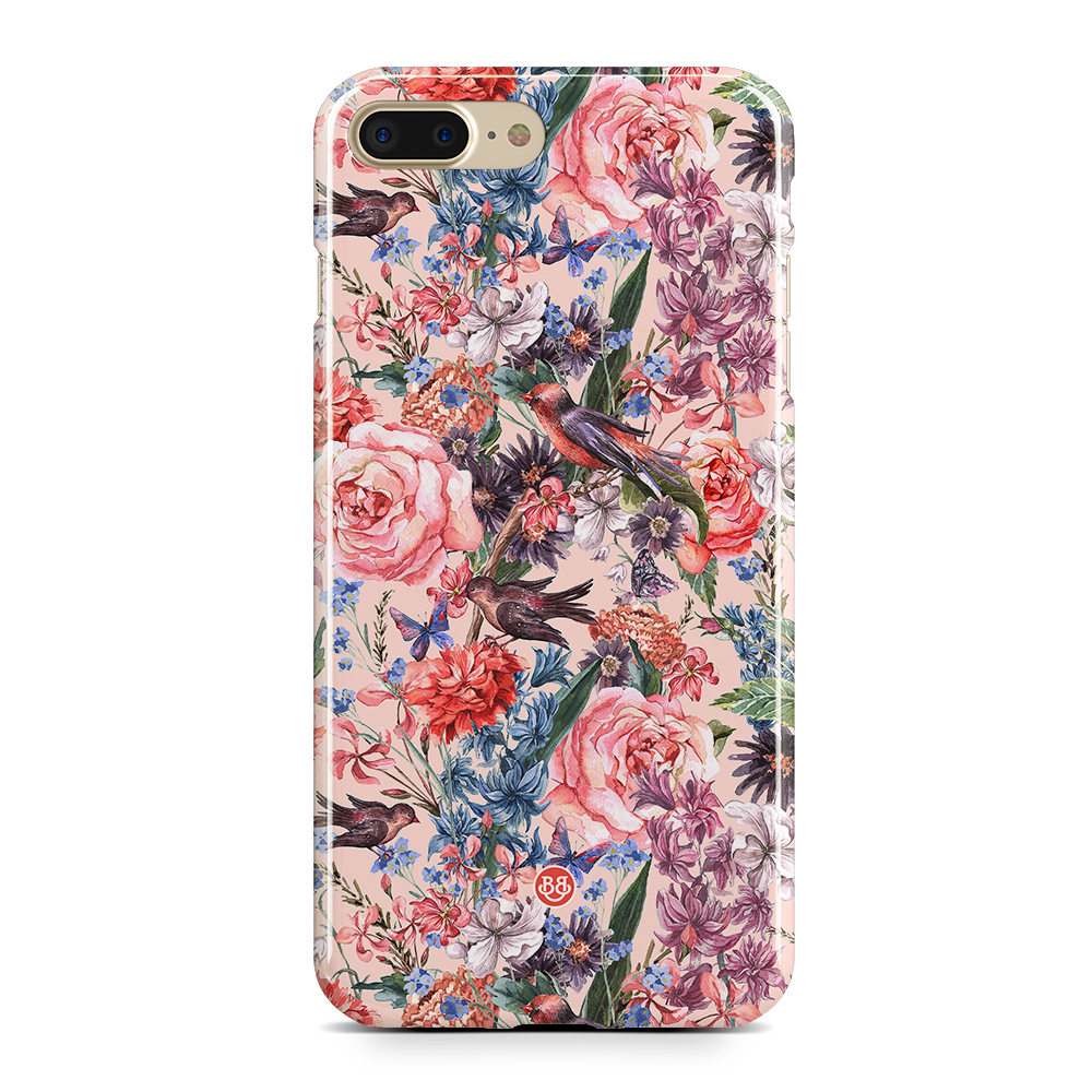 iPhone 6 Plus/6s Plus Premium Case - Birds 'n Roses