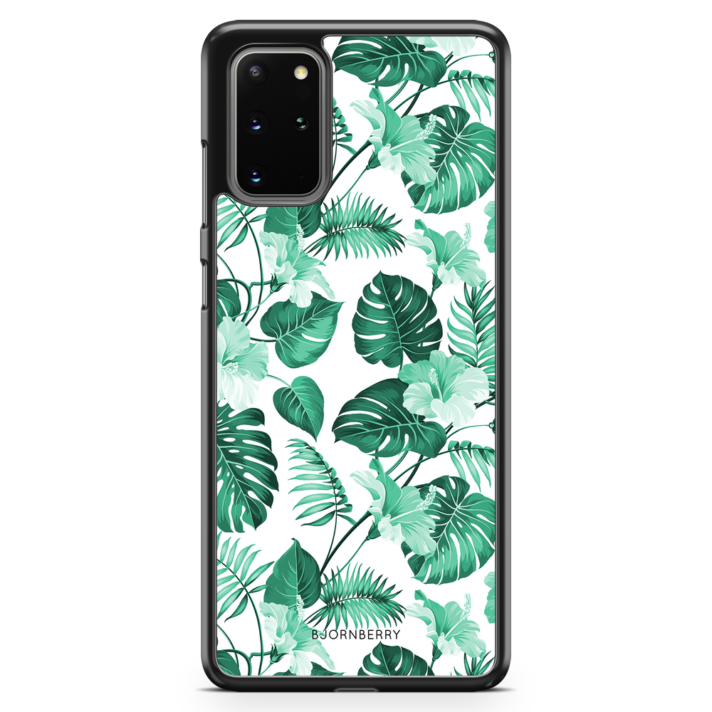 Samsung Galaxy S20 Plus Case - Turquoise Flowers