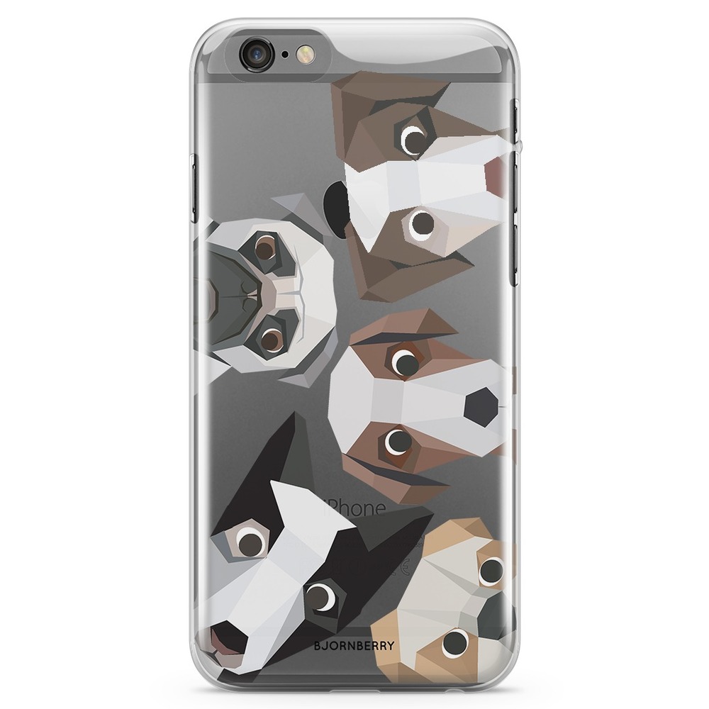 iPhone 6/6s TPU Case - Cartoon Dogs