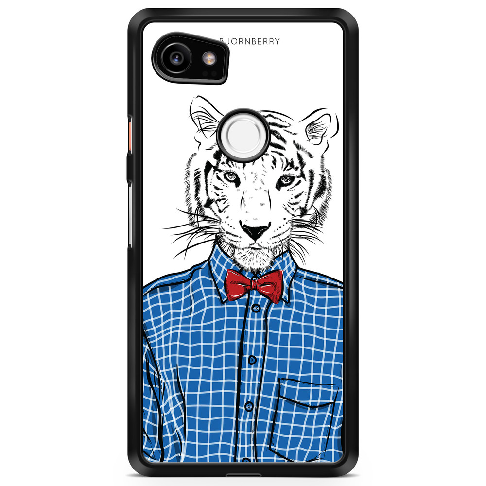 Google Pixel 2 XL Case - Hipster Tiger