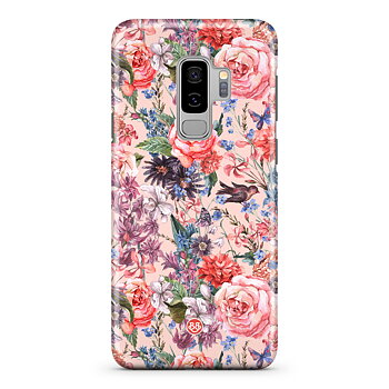 Samsung Galaxy S9 Plus Premium Skal - Birds 'n Roses