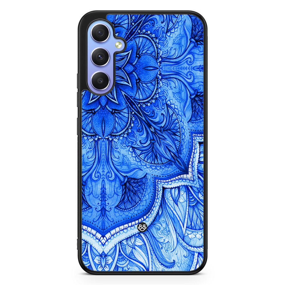 Samsung Galaxy A34 5G Case - Blue Vintage