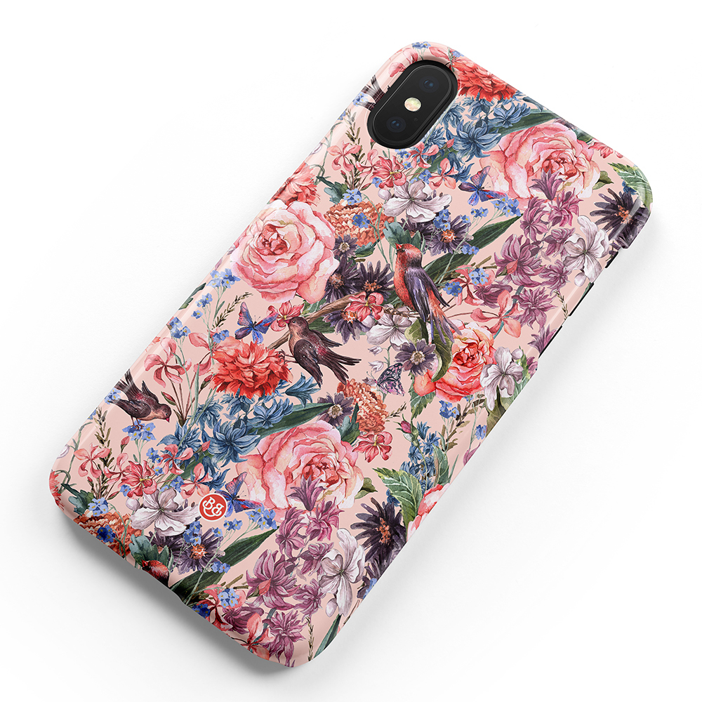 iPhone X / XS Premium Case - Birds 'n Roses - 3