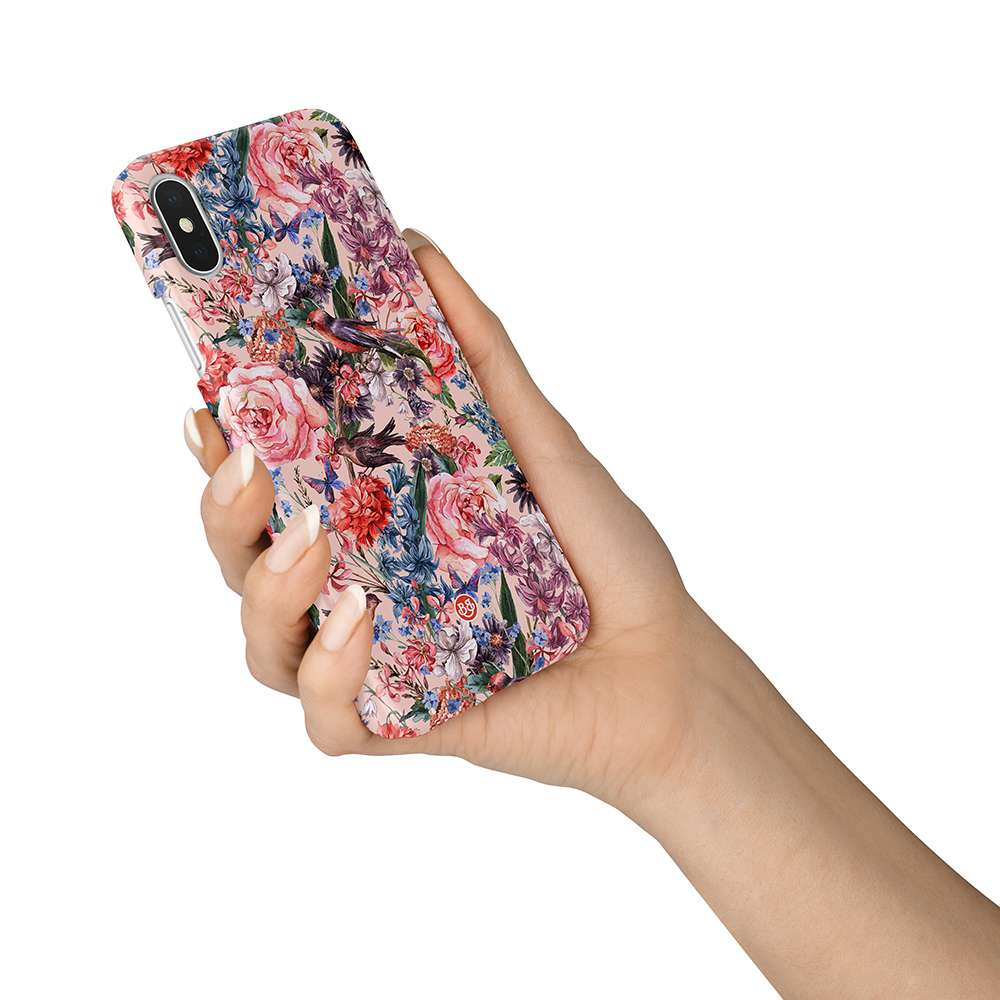 iPhone X / XS Premium Case - Birds 'n Roses - 2