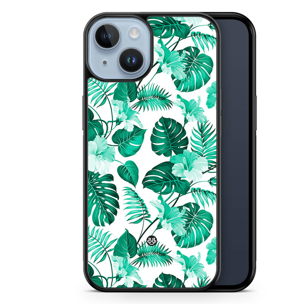 iPhone 14 Plus Case - Turquoise Flowers