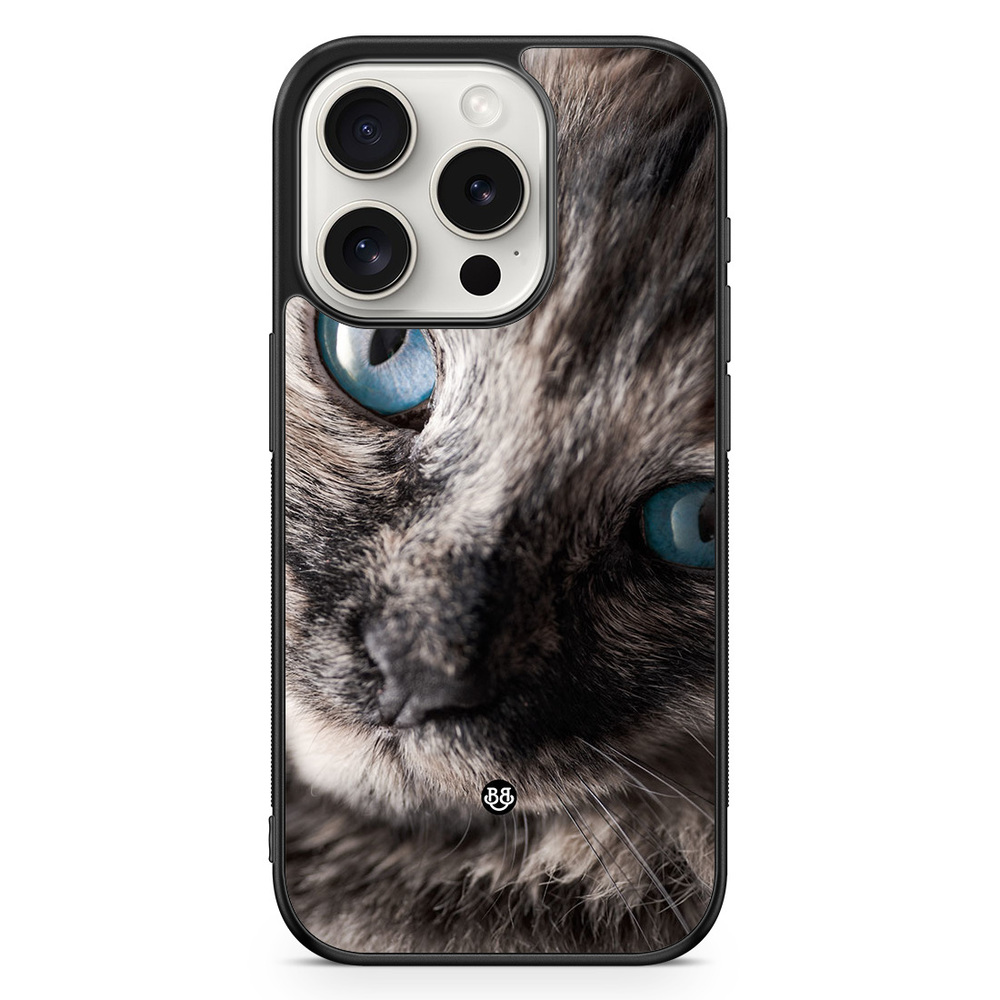 iPhone 15 Pro Case - Cat Blue Eyes
