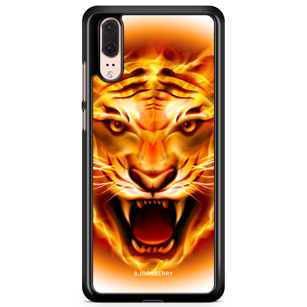 Huawei P20 Case - Flames Tiger