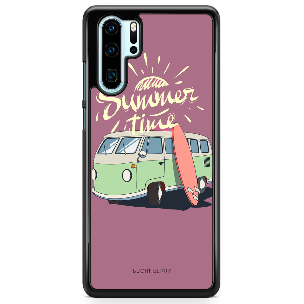 Huawei P30 Pro Case - Summer Van (Pink)