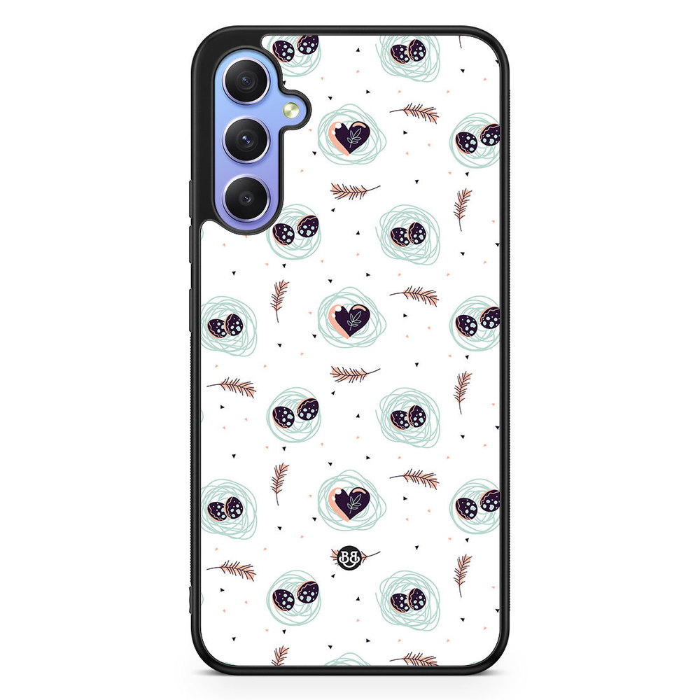 Samsung Galaxy A34 5G Case - Eggs and Hearts