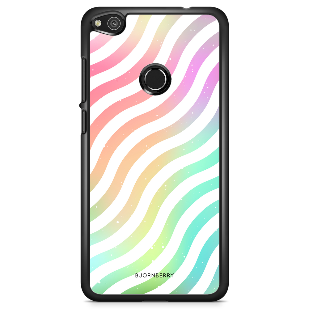 Huawei Honor 8 Lite Case - Wavy Rainbow