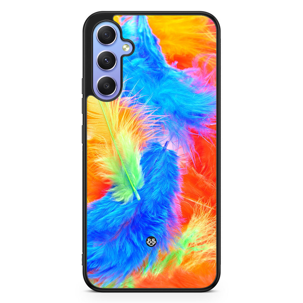 Samsung Galaxy A34 5G Case - Easter Feathers