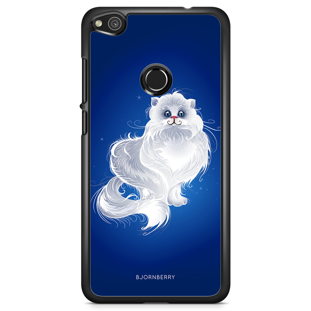 Huawei Honor 8 Lite Case - White Cat