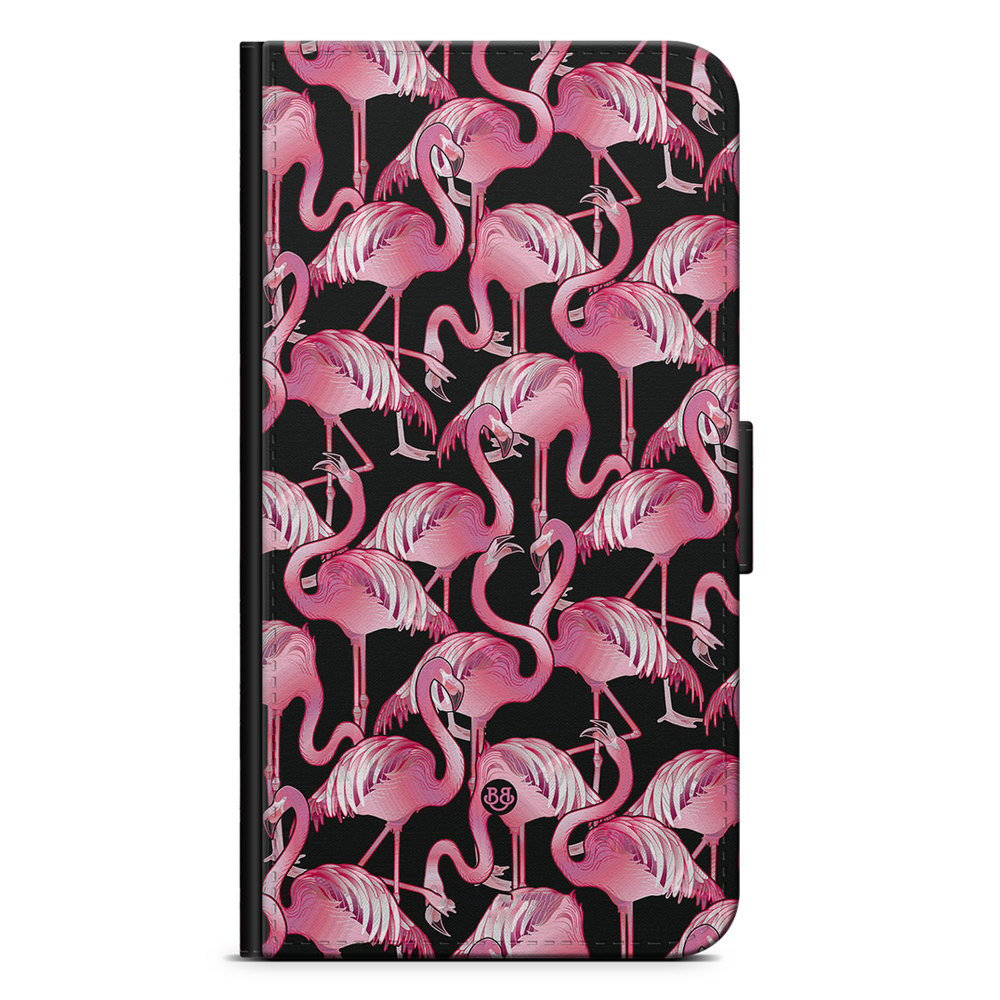 iPhone 14 Pro Wallet Case - Flamingos