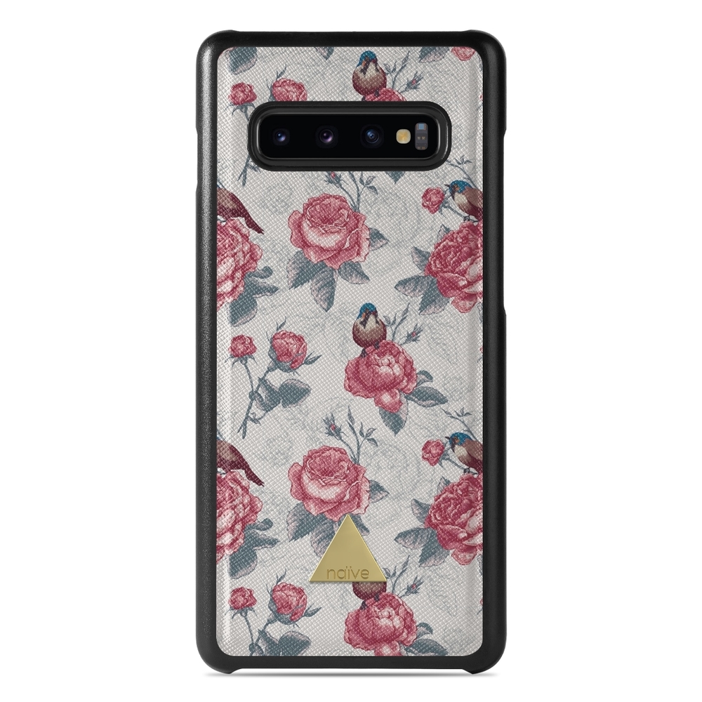 Magnetiskt Mobilskal Samsung Galaxy S10 Skal - Roses & Birds | Mobilskal & Mobilfodral BJORNBERRY