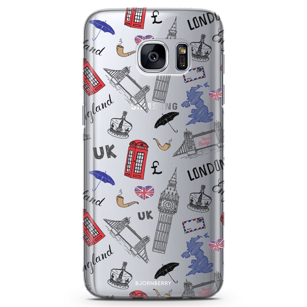 Samsung Galaxy S6 Edge TPU Case - UK Pattern