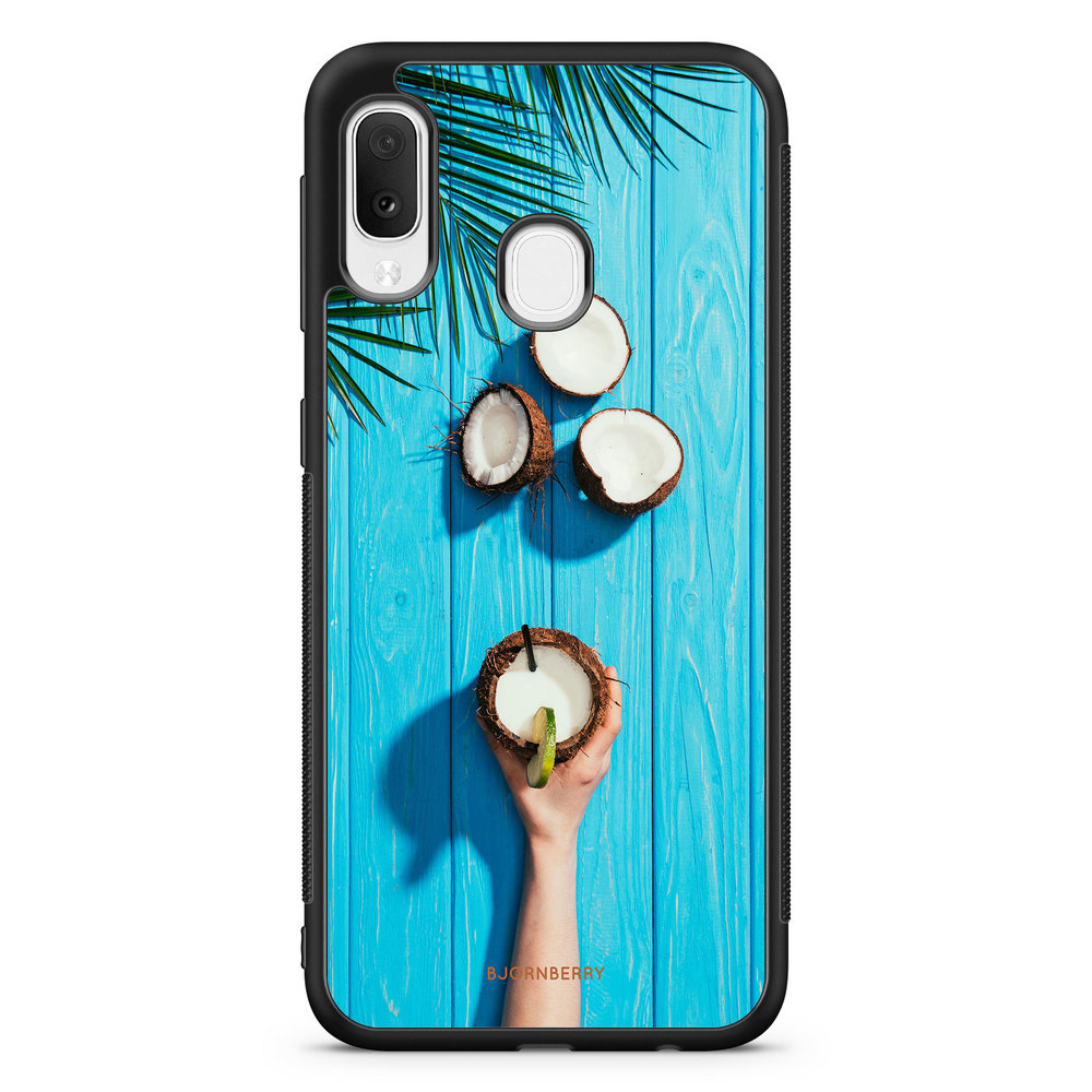 Samsung Galaxy A20e Case - Coconut Drink
