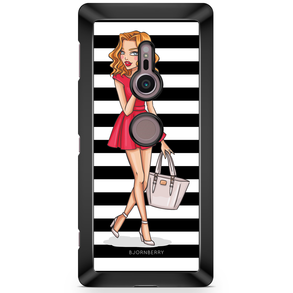 Sony Xperia XZ2 Case  - Fashion Girl Red