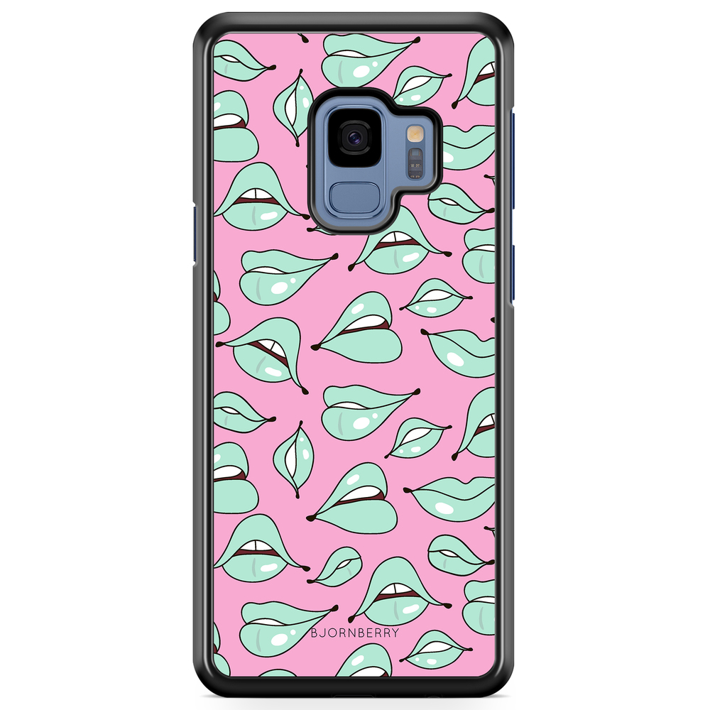 Samsung Galaxy S9 Case - Green Lips