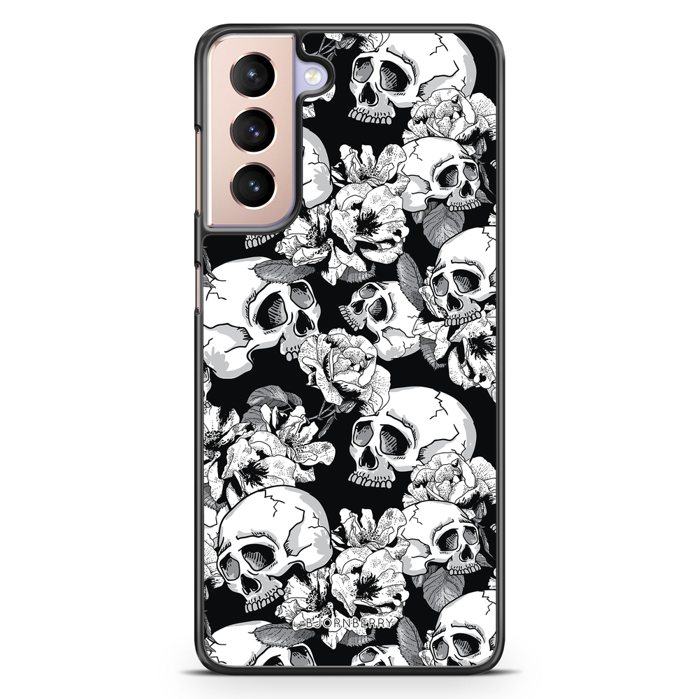 Samsung Galaxy S21 Case - Skull & Roses