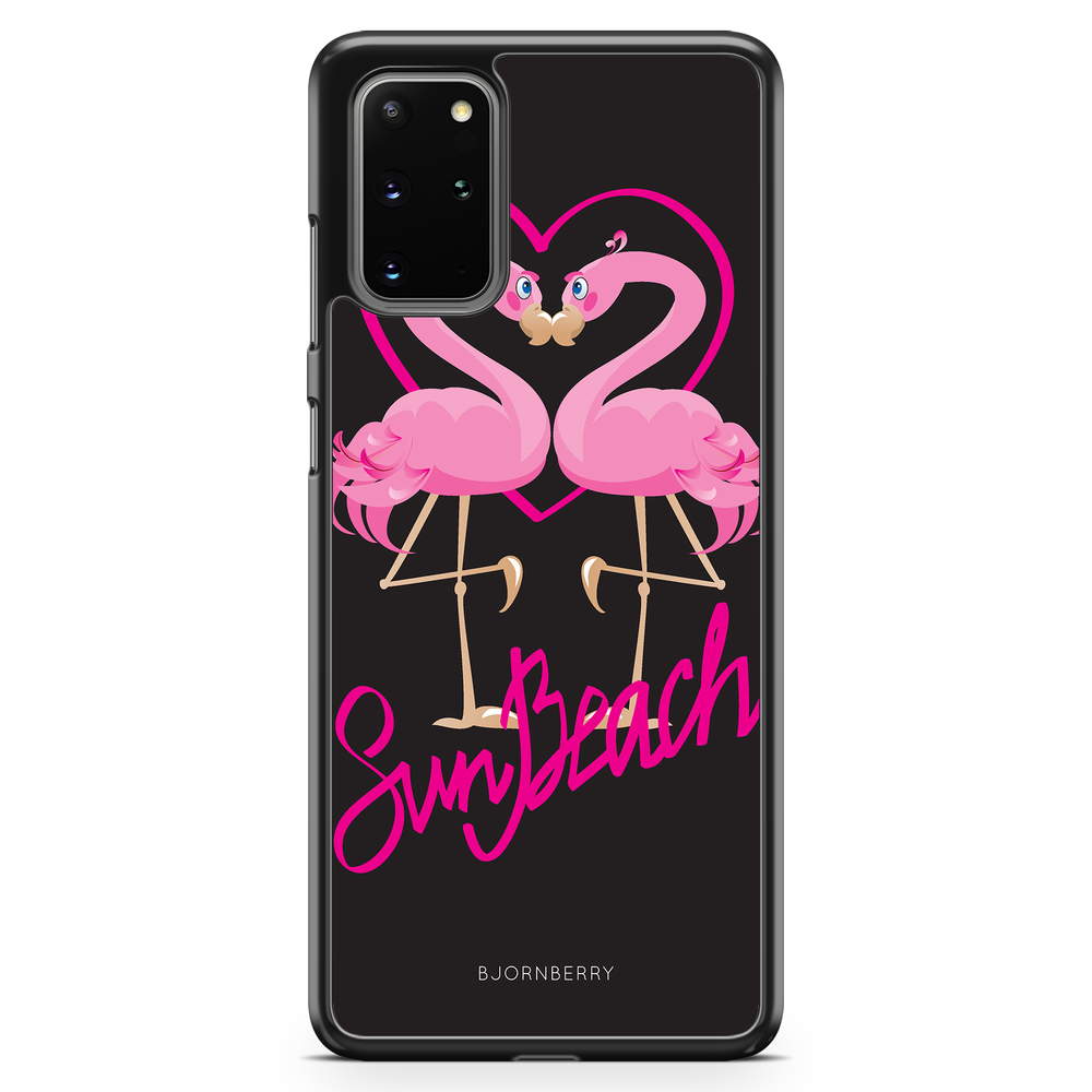 Samsung Galaxy S20 Plus Case - Sun Beach Flamingo