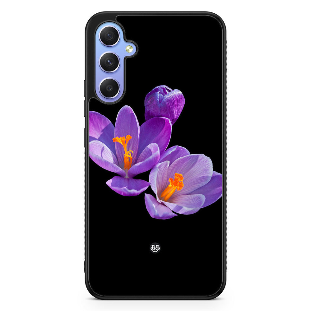 Samsung Galaxy A34 5G Case - Purple Flowers