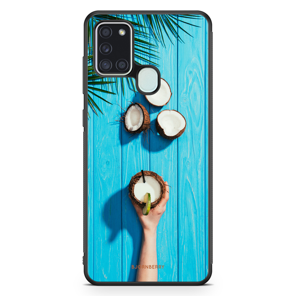 Samsung Galaxy A21s Case - Coconut Drink