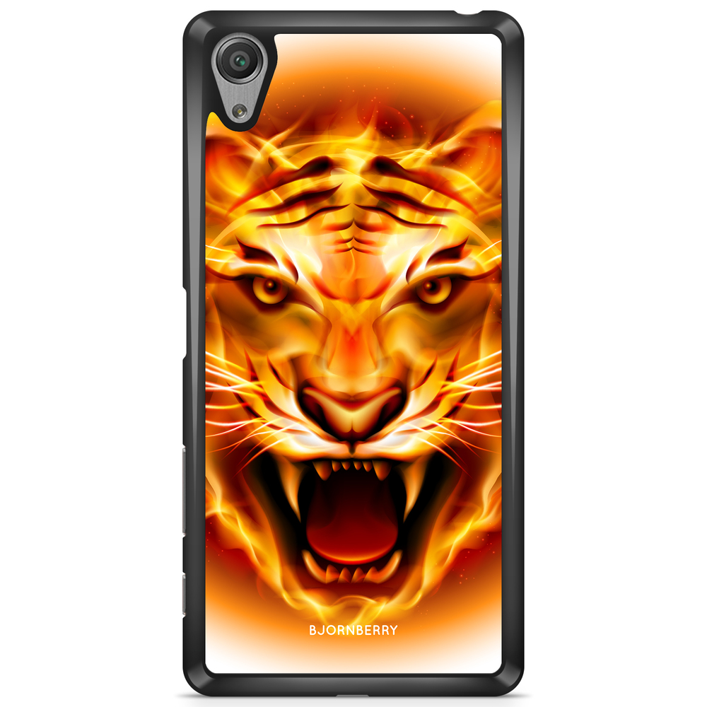 Sony Xperia L1 Case - Flames Tiger