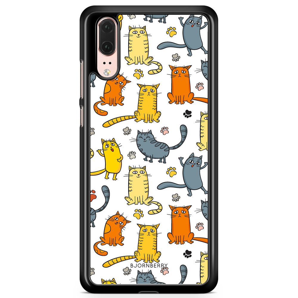 Huawei P20 Case - Cat Pattern