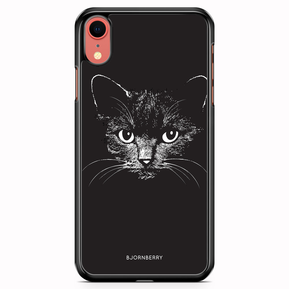 iPhone XR Case - Black/White Cat