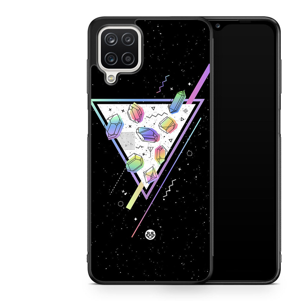 Samsung Galaxy A12 Case - Space Triangle