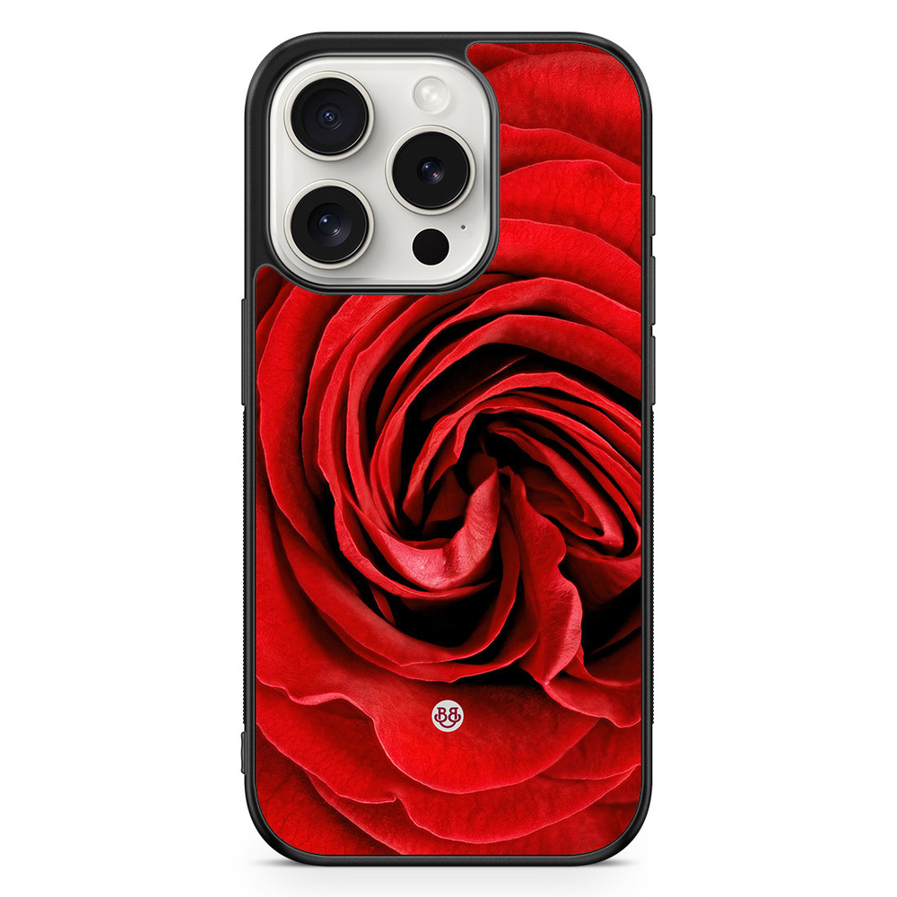 iPhone 15 Pro Case - Red Rose
