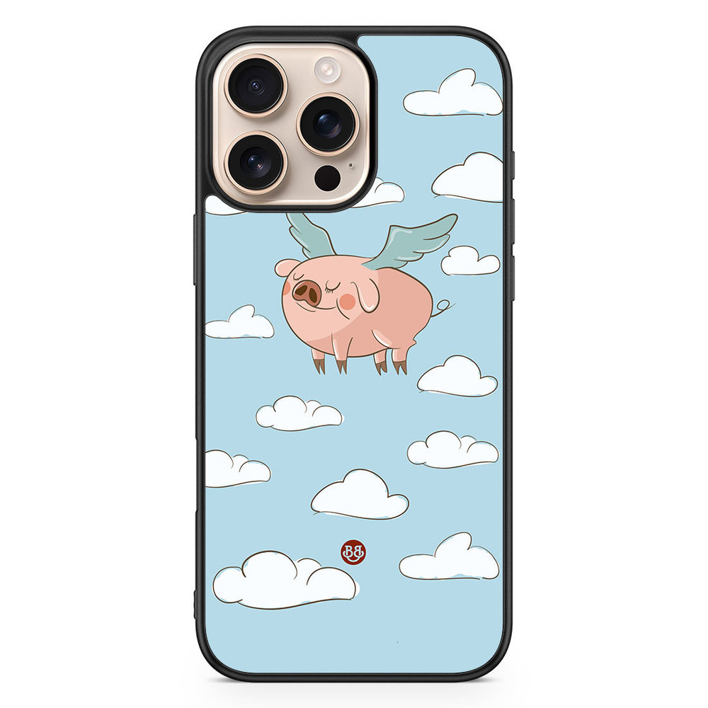 iPhone 16 Pro Max Case - Flying Pig