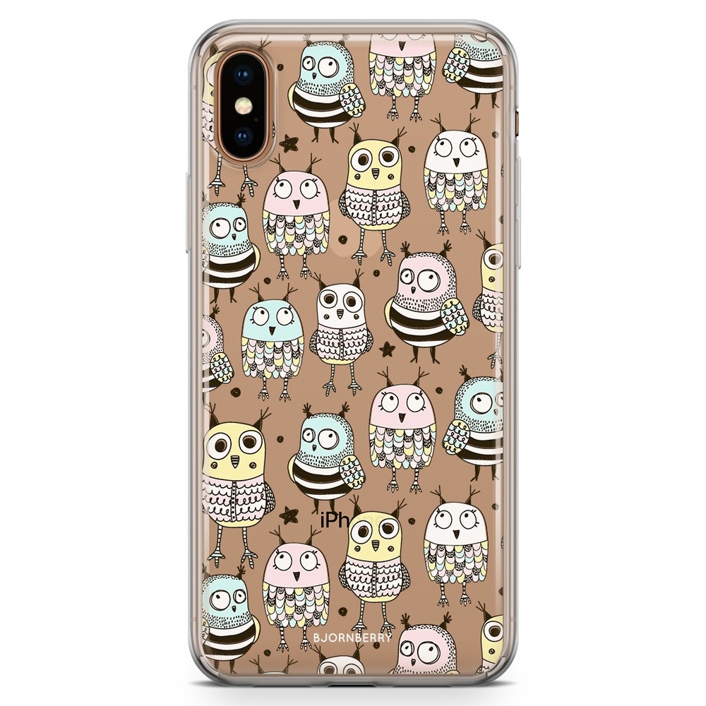 iPhone Xs Max Fashion Skal - Söta Ugglor