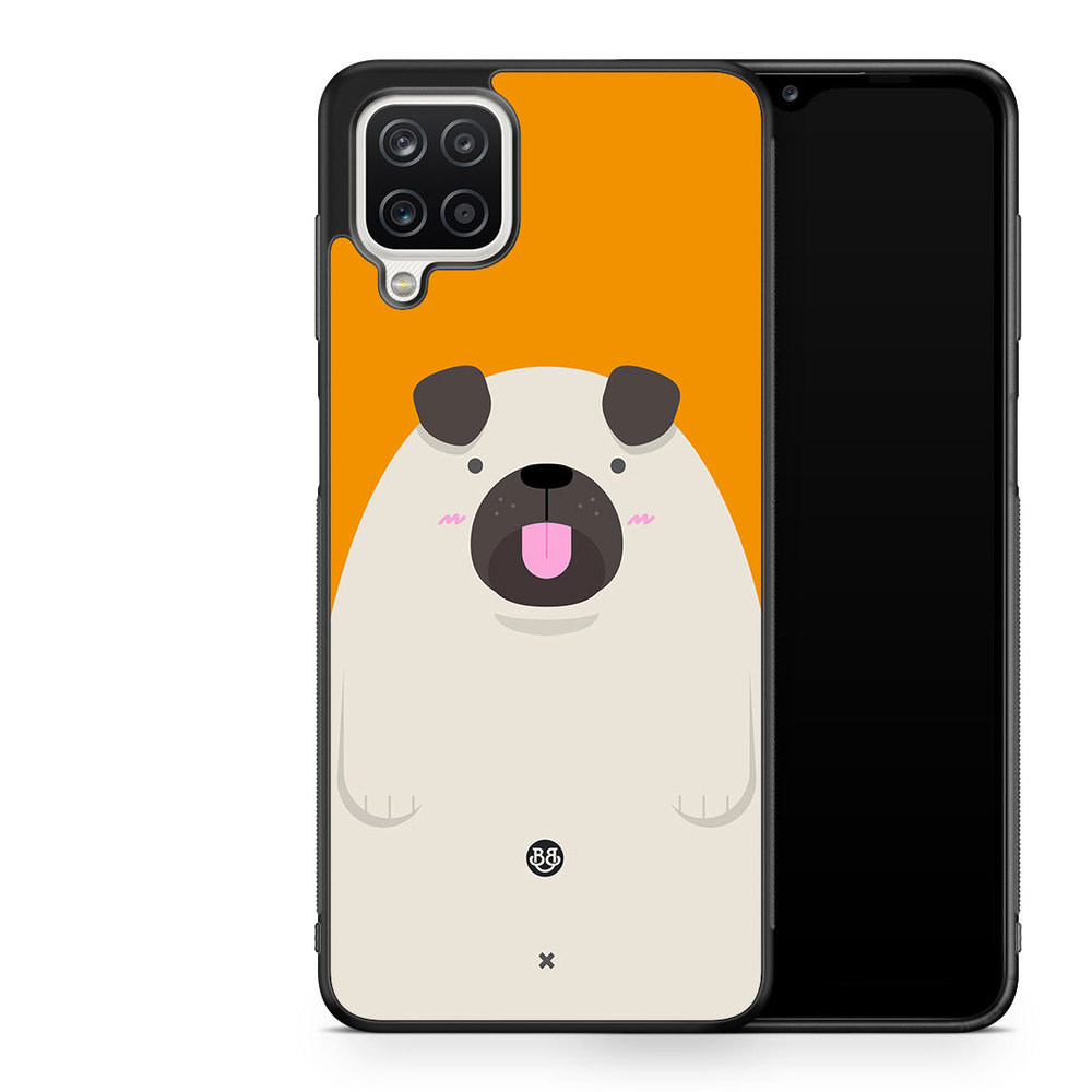 Samsung Galaxy A12 Case - Fat Pug