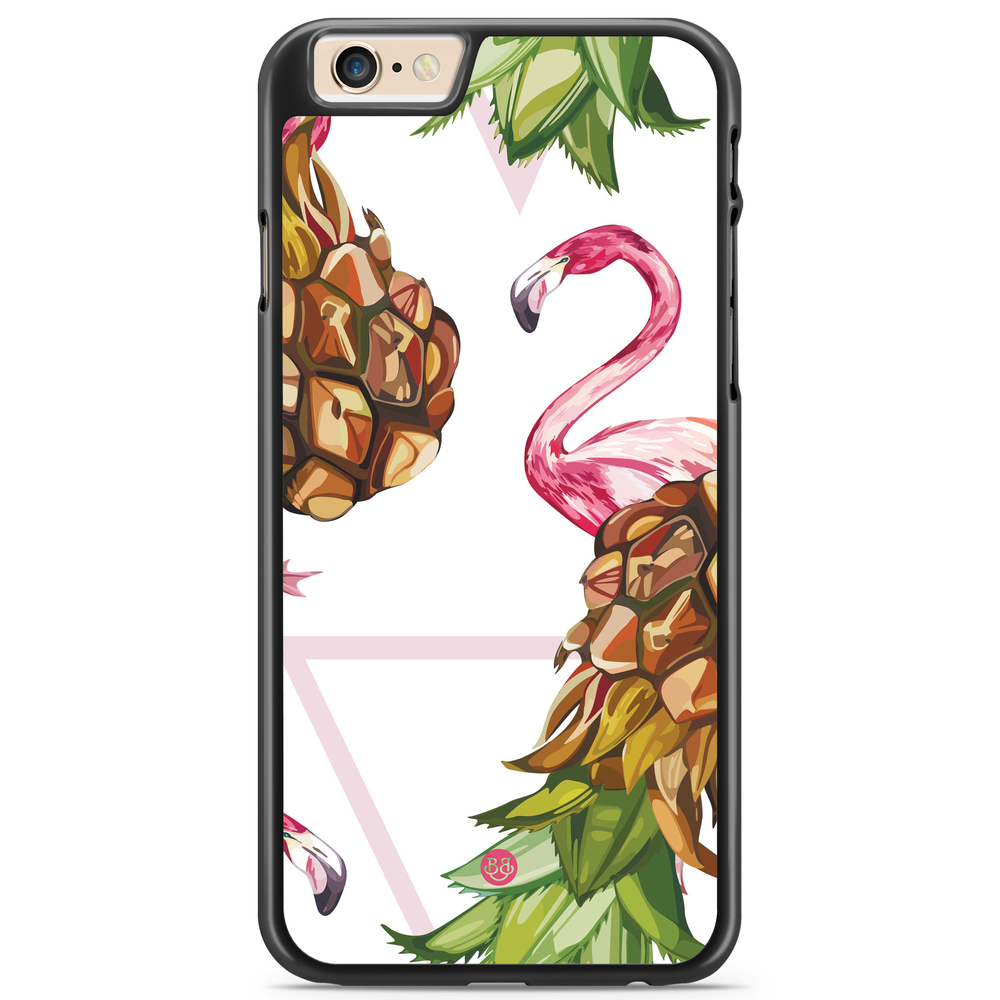 iPhone 6/6s Case - Pineapple & Flamingo