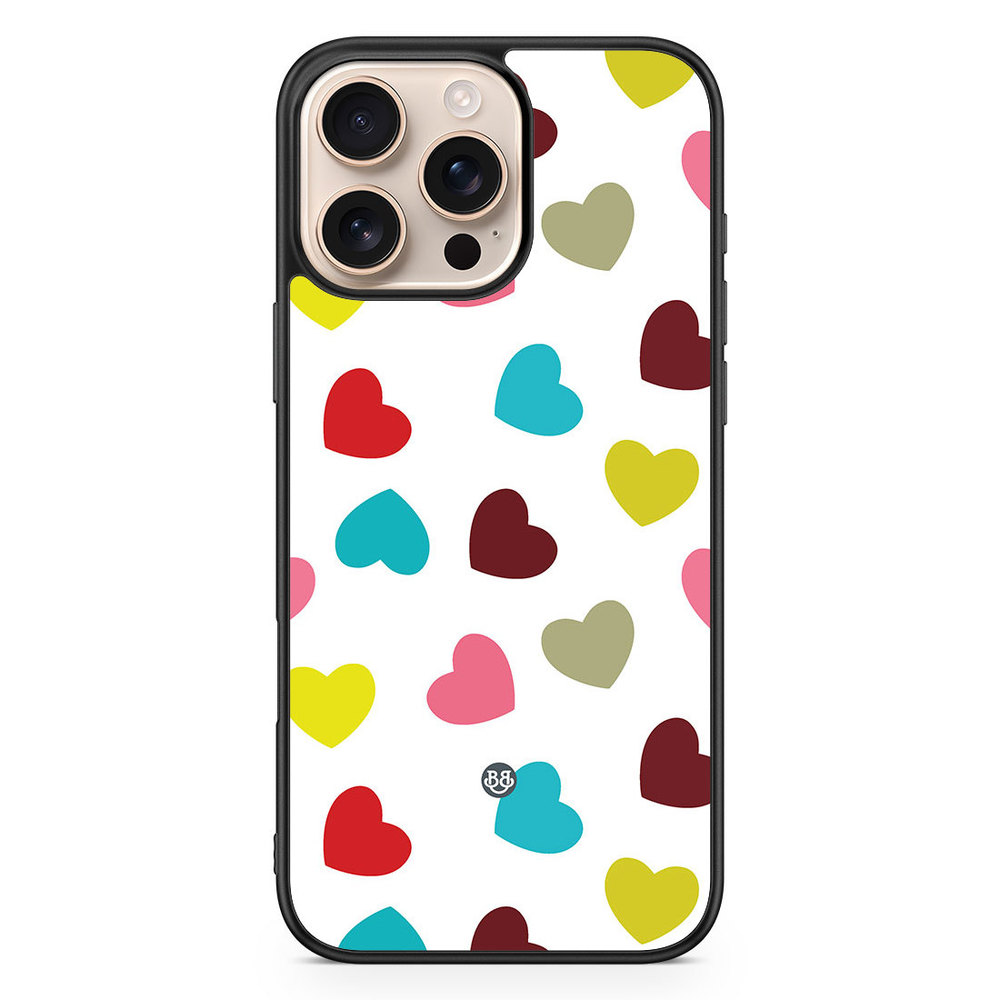 iPhone 16 Pro Max Case - Hearts