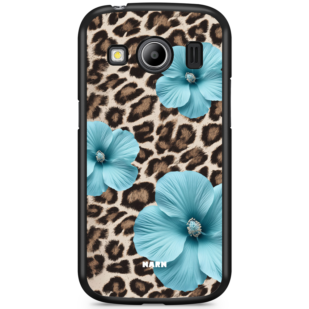 Samsung Galaxy Ace 4 Skal - Turquoise Leopard