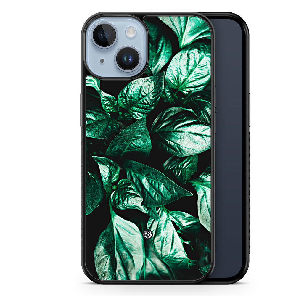 iPhone 14 Plus Case - Green Leaves