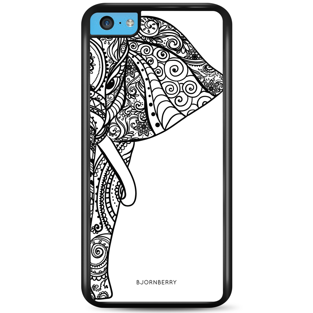 iPhone 5C Case - Mandala Elephant