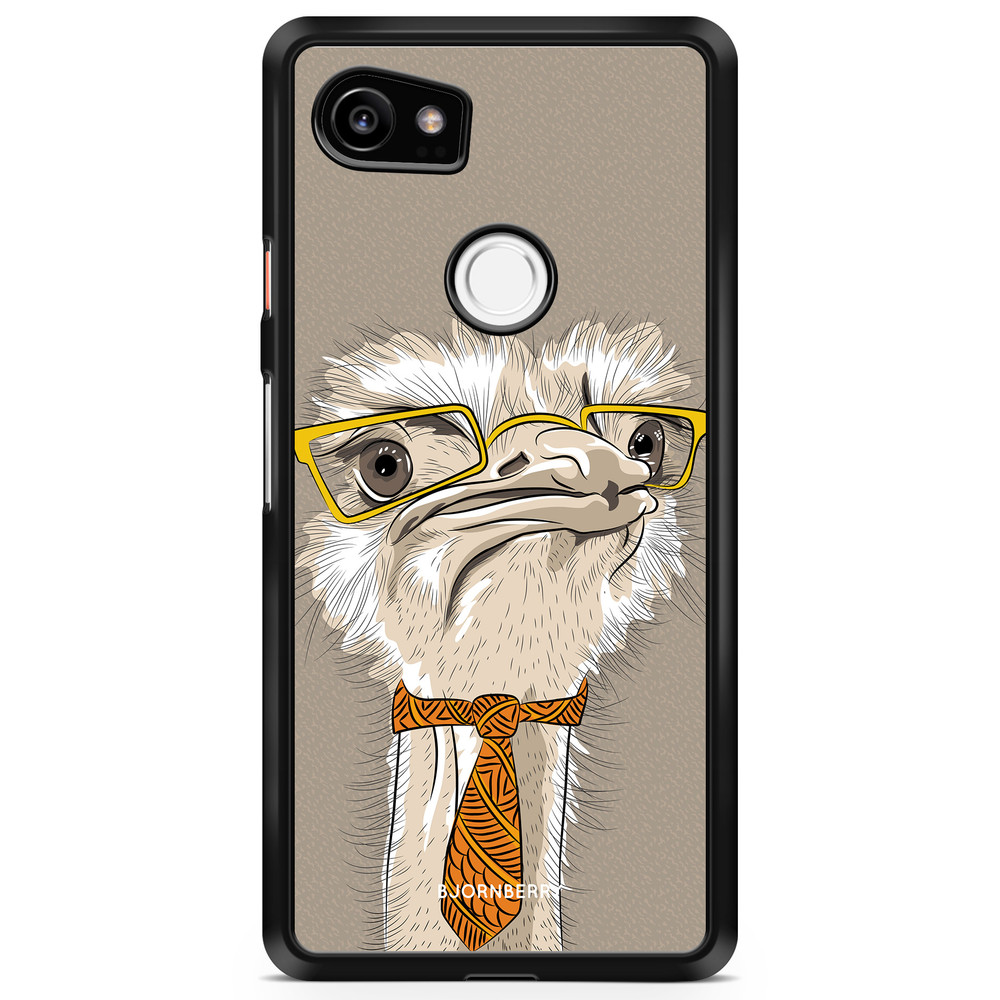 Google Pixel 2 XL Case - Hipster Ostrich