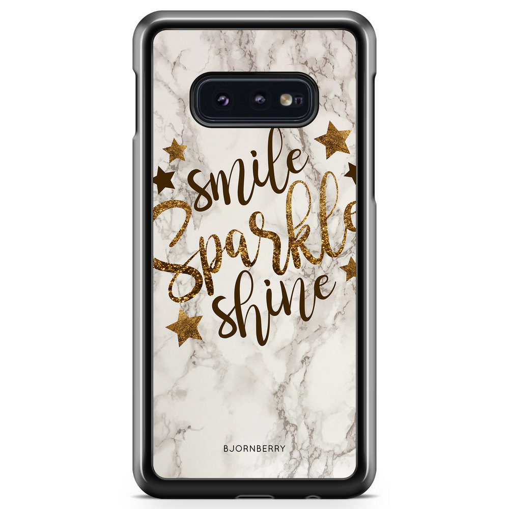 Samsung Galaxy S10e Case - Smile,Sparkle,Shine