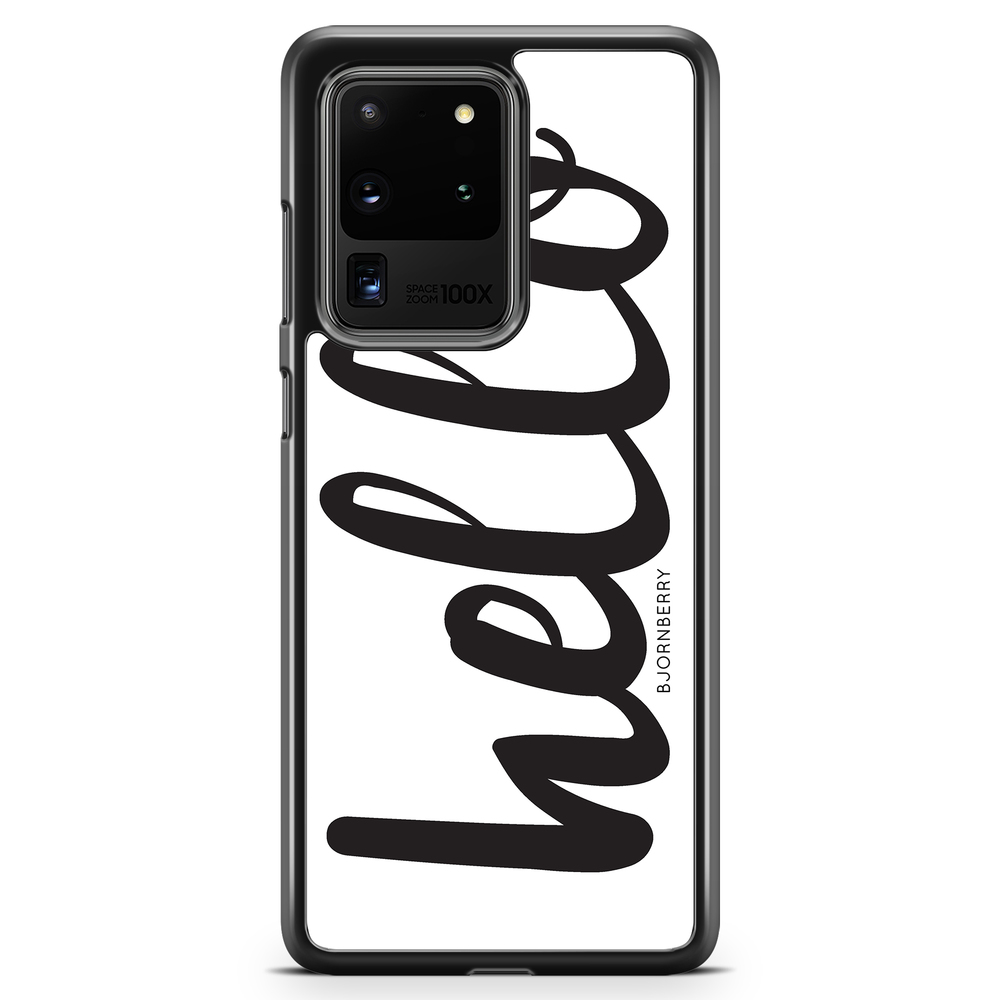 Samsung Galaxy S20 Ultra Case - Hello Black